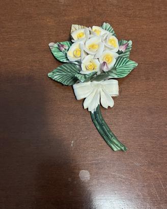 Bouquet di rose Carlo Savastano Stile Capodimonte