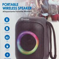 Speaker Wireless Bluetooth LED Multicolore RadioFM