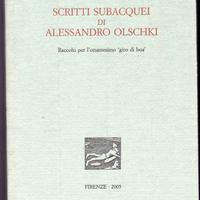 Scritti subacquei di Alessandro Olschki