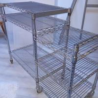 scaffale acciaio inox 