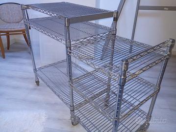 scaffale acciaio inox 