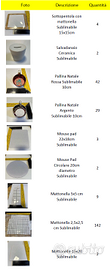 Materiale x Sublimazione – Oltre 600€ a Stock