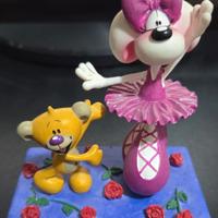 diddl in resina ballerina 7,5cm