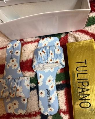 ciabattine floreale estive donna taglia 37