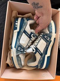 Scarpe sneakers louis vuitton trainer n44 taglia 9