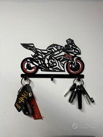 PORTACHIAVI DA MURO STAMPATI IN 3D SUZUKI GSX R