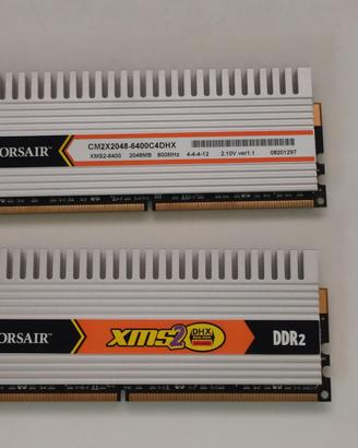 Corsair ddr2 4 GB (2x2)