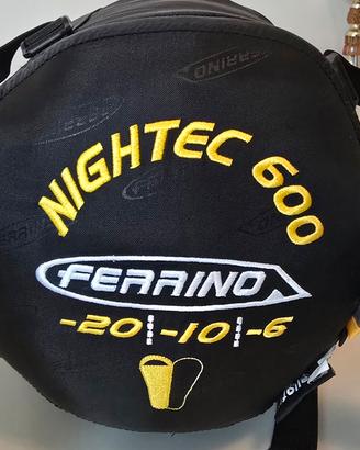 Sacco a pelo FERRINO Nightec 600 come NUOVO 