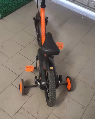 Bicicletta bambino con rotelle removibili