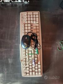KIT VINTAGE PC:TASTIERA GENIUS PS/2 MOUSE  MEMOREX