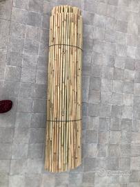Rete con canne di Bambu