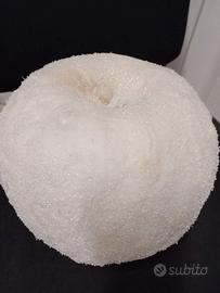 Palle/Mele giganti  innevate addobbi natalizi