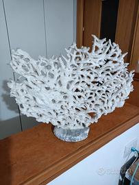 Grande ramo corallo bianco naturale vintage 