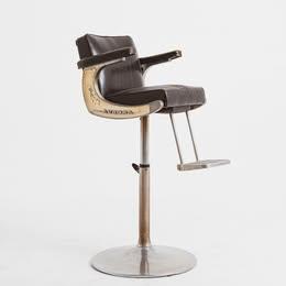 Sedia parrucchiere da bambino vintage