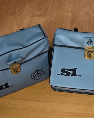 coppia borse da ciclomotore vintage 