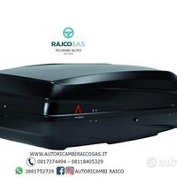 BOX BAULE PORTATUTTO BICUBE 400 NERO OPACO MARCA G