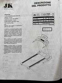 Tapis roulant JK fitness JK 10200
