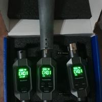 2  trasmettitori wirelesss per microfoni