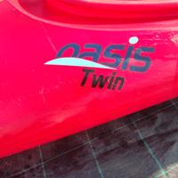 kayak doppio oasis twin rainbow expedition rosso