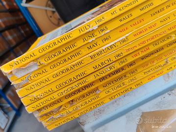 Lotto 10 Riviste Vintage National Geographic