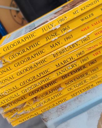Lotto 10 Riviste Vintage National Geographic