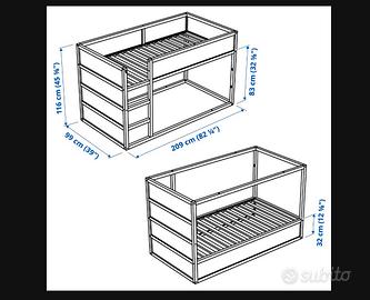 Letto Kura ikea