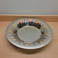 Piatto vintage in acciaio inox 18/10