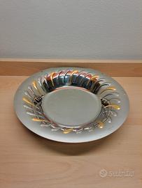 Piatto vintage in acciaio inox 18/10