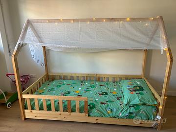 Letto montessoriano con materasso Dorelan