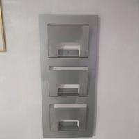 Porta riviste Ikea grigio argento 