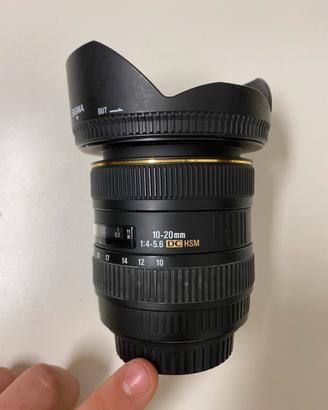 OBBIETTIVO SIGMA 10-20 mm f 4-5.6