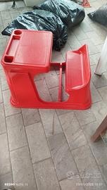 Banco tavolino bimbo con seduta integrata