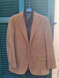 Giacca in velluto con gilet imbottito