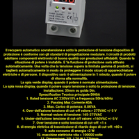 Protezione sovra e sotto tensione