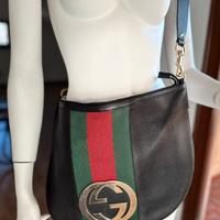 Borsa tracolla Gucci pelle  nera