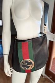 Borsa tracolla Gucci pelle  nera