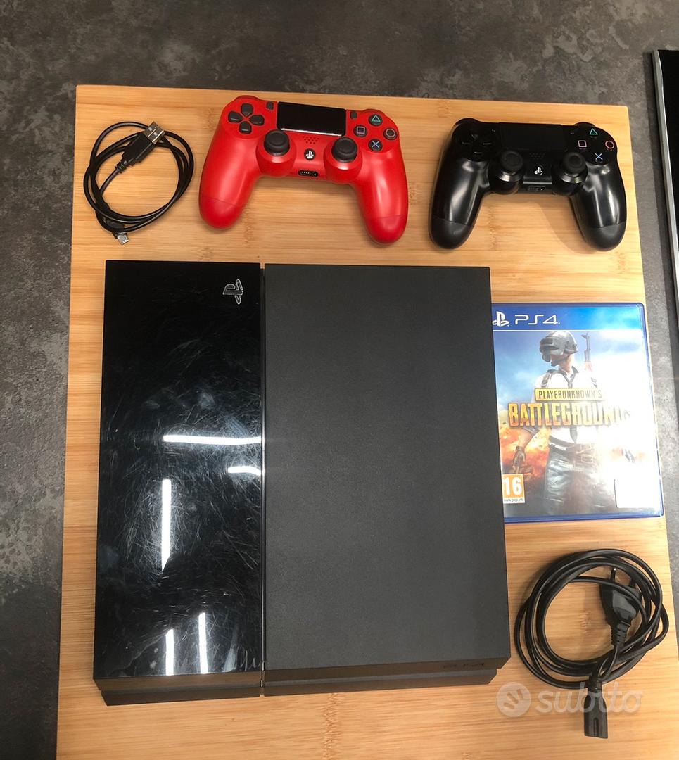 Sony Playstation 4 Fat 500 Gb Ps4 + 2 Joystick + 5 Giochi Usata Console  Completa