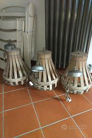 Lampade etniche/legno