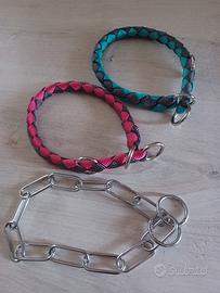 3 collari scorrimento cane misura 36 cm
