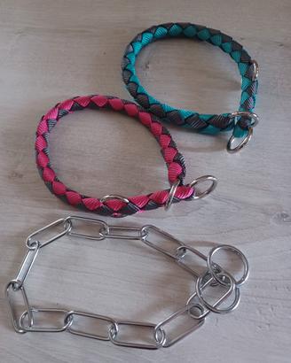 3 collari scorrimento cane misura 36 cm