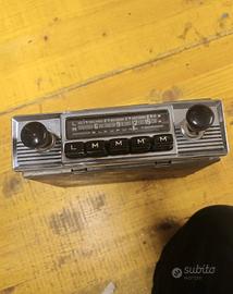 Autoradio Vintage Blaupunkt Anni 60 AM 5 tasti mem