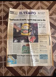 Il Tempo ed. straord. incidente Senna + 2 regal