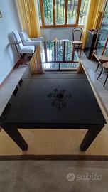 Tavolo allungabile in vetro