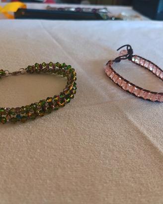 Set 2 Bracciali Artigianali / Bijoux in Cristalli