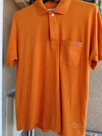 polo donna Napapijri colore arancione 