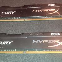 Kingston Fury DDR4-2x8 2666 mhz 