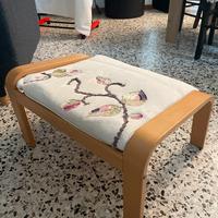 Poggiapiedi pouf POANG ikea