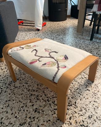 Poggiapiedi pouf POANG ikea