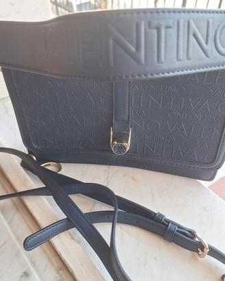 Borsa Valentino bags,blu notte tracolla logo