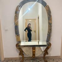 Specchiera con Consolle Barocco Veneziano - Roma